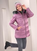 Jas met afneembare imitatiebontrand KROKUS