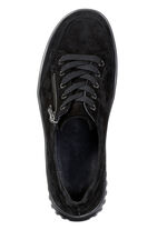 ELENA EDEN, comfortabele dames veterschoenen, breedte H, met uitneembaar voetbed ZWART