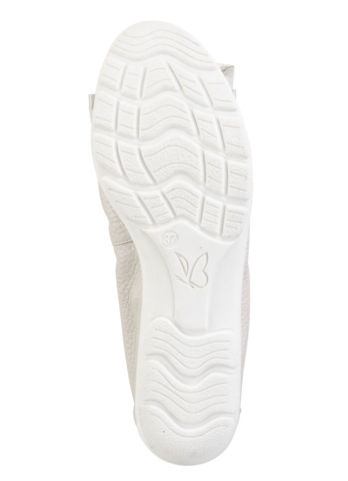 Caprice ballerina met decoratieve strik PERLWEISS