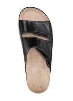 Klassieke herenmuiltjes met klittenbandsluiting SCHWARZ