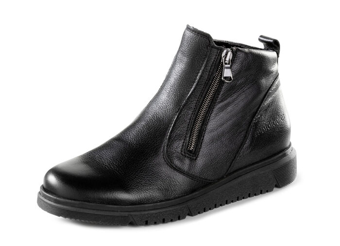 Waldläufer, comfortabele dames enkellaarsjes, winterschoenen, breedte H, met uitneembaar voetbed 