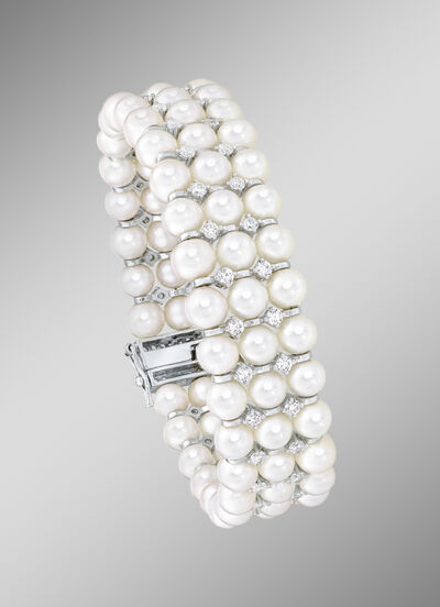 Armband met zoetwaterparels 
