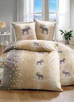 Winterse kerstbeddengoedset 