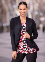 Overhemd in afgeronde jasjelook 