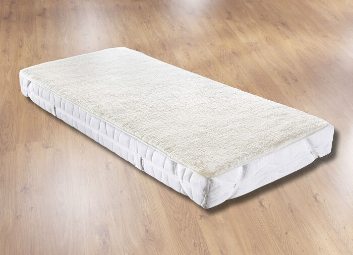 Matrastopper met Sherpa-teddypluche voor gezellige, warme nachten 