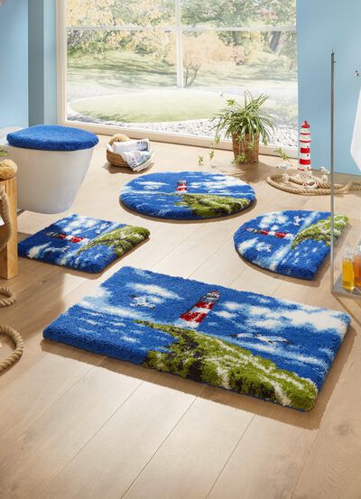 Badkamerset van Grund met maritiem design 