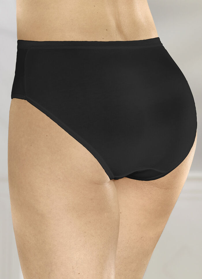 Set van vijf sportieve slips SCHWARZ