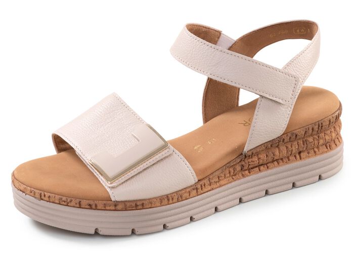 Gabor, modieuze damessandalen, breedte G, met elastische band 