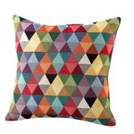 Kleurrijke kussenslopen met ritssluiting KLEURRIJK