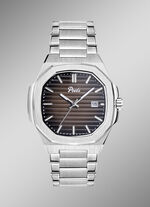 Quartz herenhorloge van roestvrij staal 