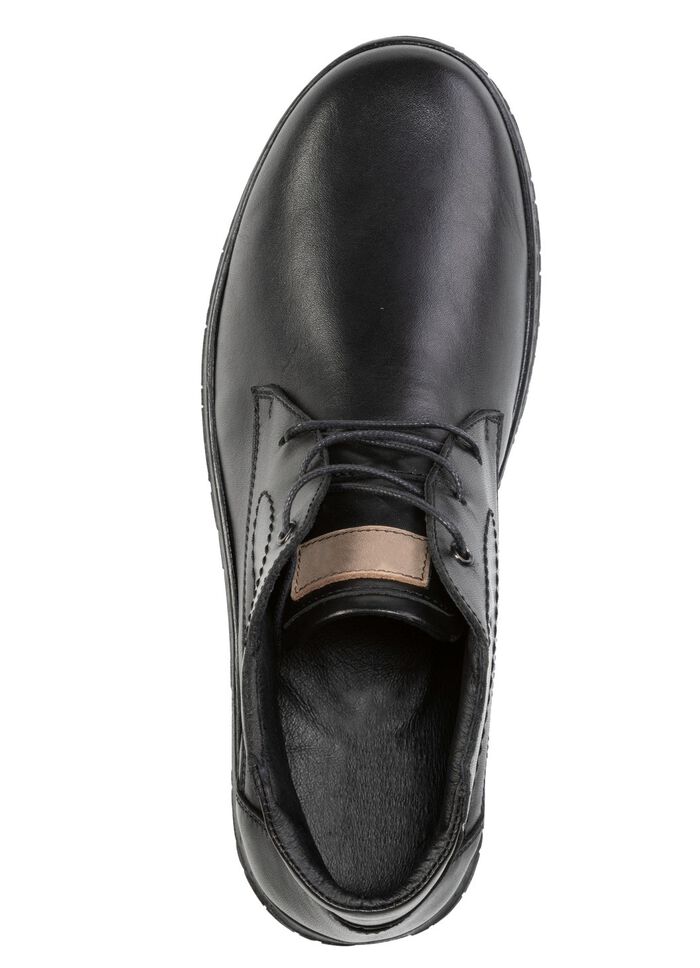 Veterlaarzen van gekleurd rundnappaleer 