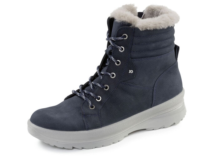 Veterlaarsje van generfd rundnubuckleer MARINE