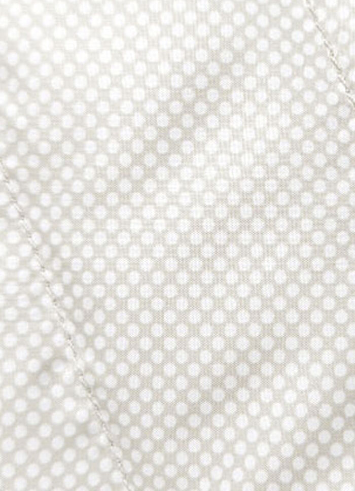 Kort jasje met een opvallend minimalistisch design BEIGE-WIT