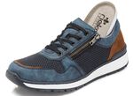 Rieker, comfortabele herensneakers, breedte H, met uitneembaar voetbed 