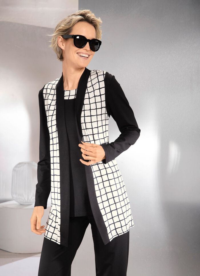 2-delige set bestaande uit vest en shirt 