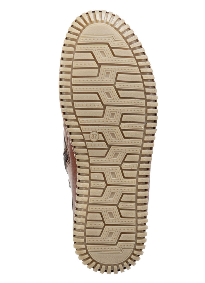 Tweelingen Patchwork Bootie COGNAC-BUNT