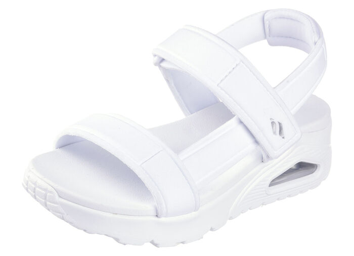 SKECHERS sandaal van rekbaar textielmateriaal WEISS