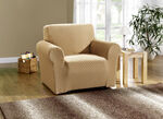 Stretchhoezen met mooie structuur BEIGE