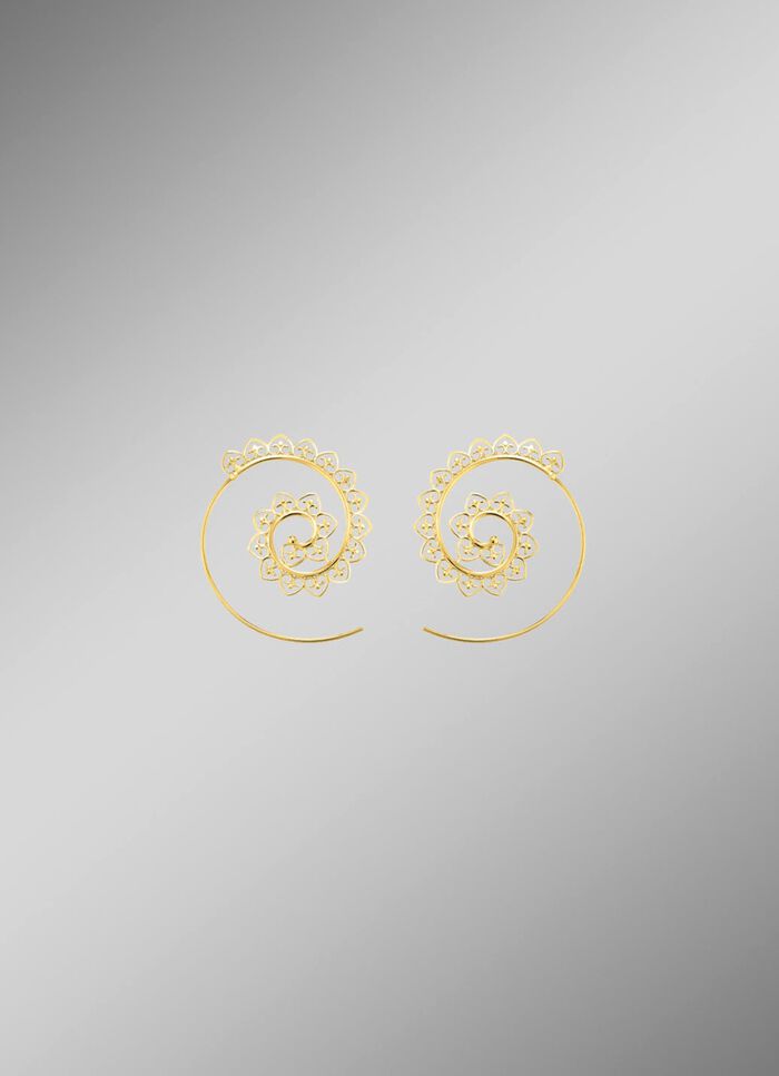 Filigraan gouden oorbellen 