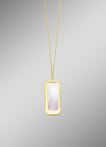 Ketting met echte parelmoer 