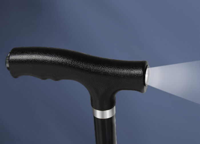 Opvouwbare wandelstok met LED-licht 