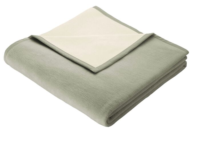 Slaapdeken met velours rand 