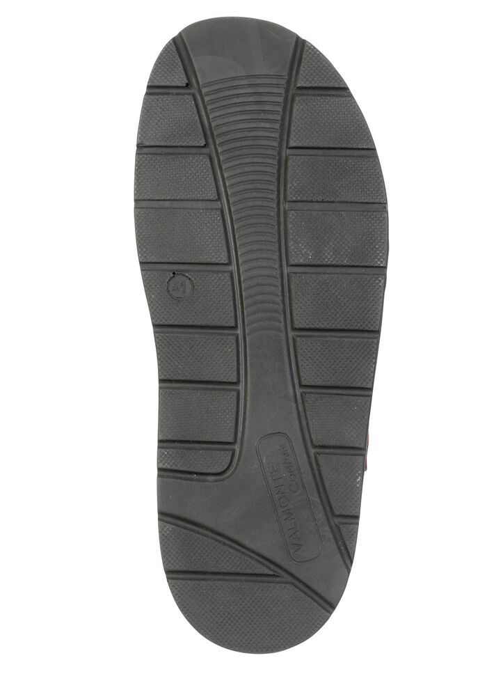 GINO GALANTE, klassieke herenklompen, gemaakt van leer KASTANIE