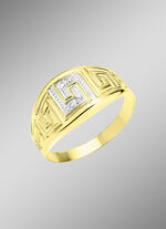 Chique damesring in bicolor 