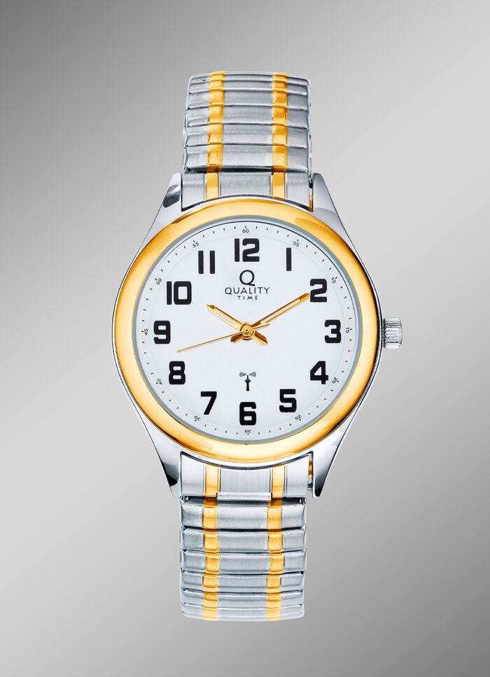 Sportief radiogestuurd dameshorloge van het merk Quality Time 