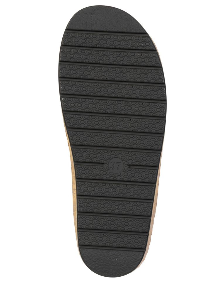 ELENA EDEN, comfortabele damesmuiltjes, breedte H, met uitneembaar voetbed SCHWARZ-BUNT