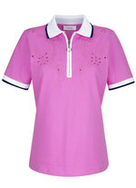 Poloshirt met uitsparingen in 4 kleuren ROSA