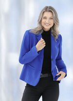 Korte blazer met reverskraag 