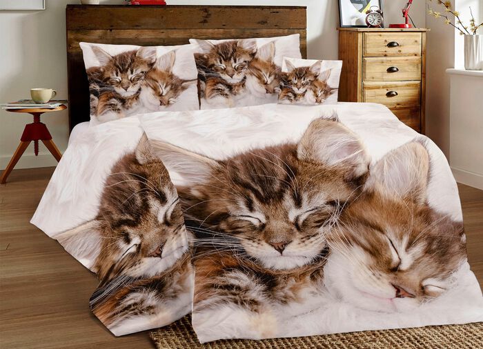 Beddengoedset met digitale print 