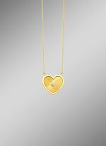 Met diamanten bezette ketting 