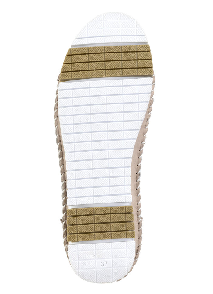 pantoffel TAUPE-WIT