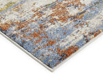 Inventief ontworpen bruggen en tapijten BEIGE-BLAUW