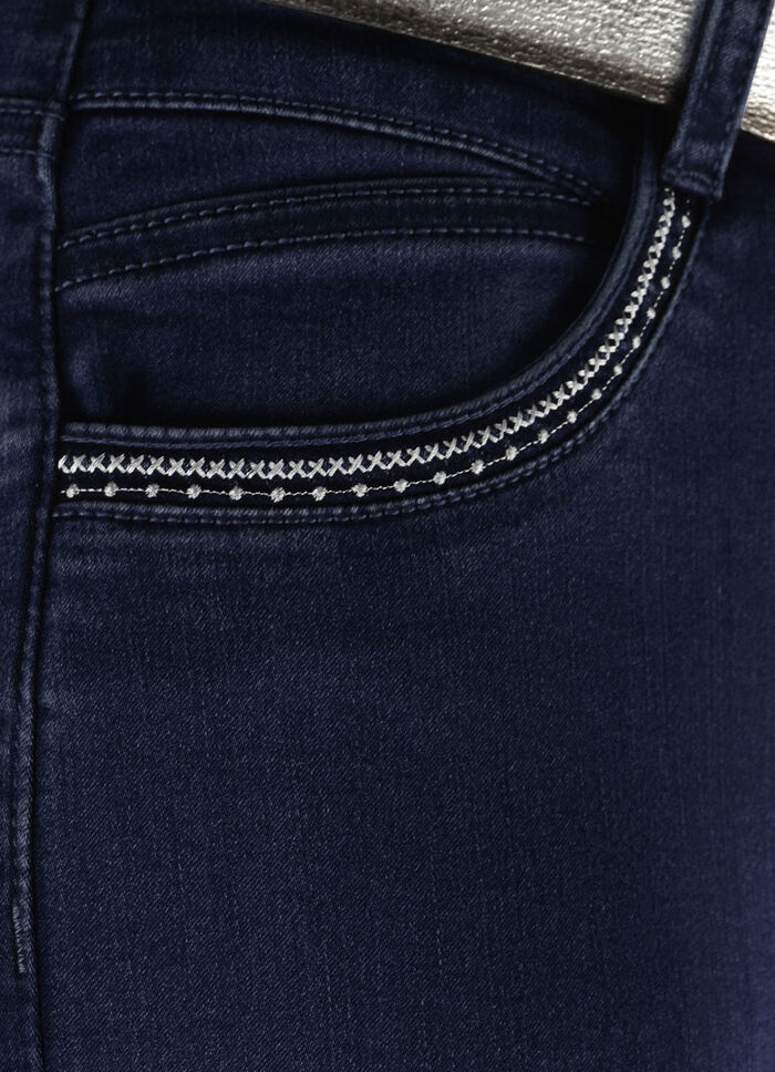 5-pocket jeans DUNKELBLAU