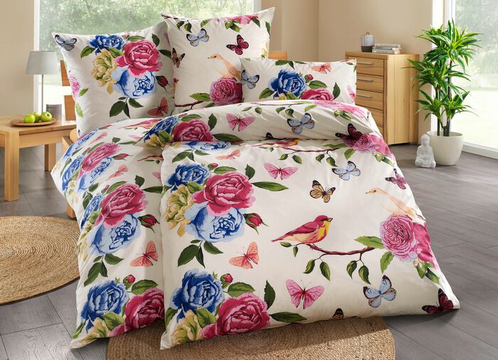 Beddengoedset van Florella aan beide zijden bedrukt 