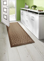 Deurmat met latex achterkant TAUPE
