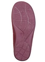 Laurina, klassieke damespantoffels, met uitneembaar voetbed BORDEAUX