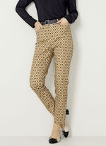Broek met felgekleurde print 