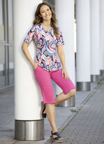 Shirt met ronde hals 