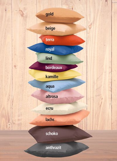 Set van 2 kussenslopen van 100% katoen 