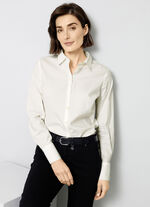 Blouse met overhemdkraag ECRU