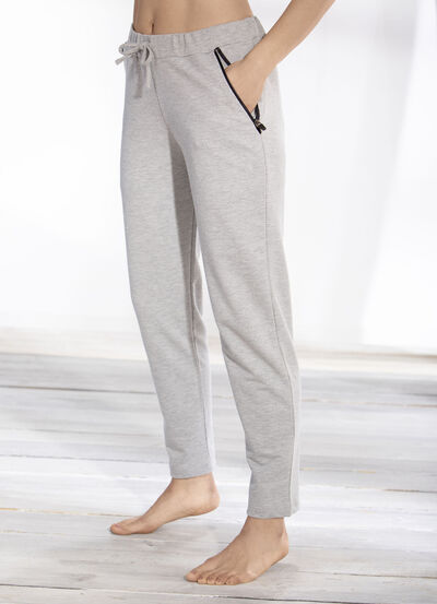 Broek met comfortabele elastische tailleband 