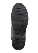 GINO GALANTE, gevoerde herenlaarzen, winterschoenen, met rits ZWART