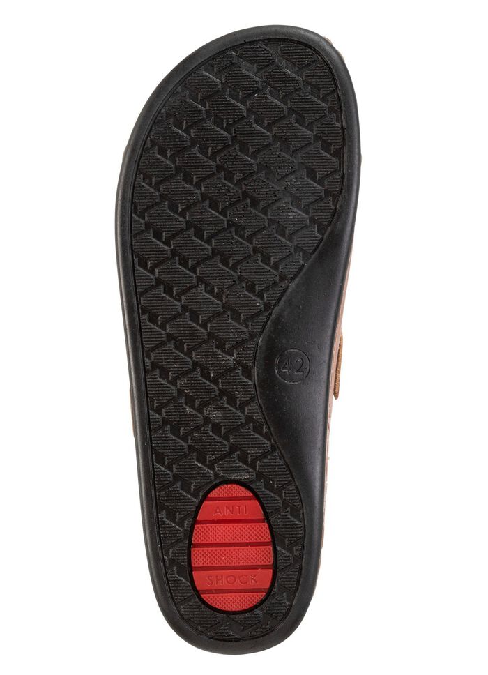 Muiltjes van nappaleer met luchtige perforatie COGNAC