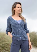 Cardigan met paillettengaren 