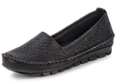 Gemini mocassin pantoffels met mooi reli&euml;f 