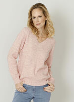 Pullover met effectgaren 